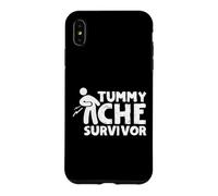 Tummy Ache Survivor Funny Graphic Vintage Coque pour iPhone XS Max
