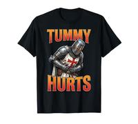 Tummy Hurts Médiéval Chevalier Chevalier Mème Médiéval T-Shirt