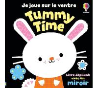 Tummy Time - Je joue sur le ventre - Livre d'éveil dépliant bébé pour jouer au sol - dès 6 mois