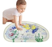 Tummy Time Mat - Centre d'activités de développement gonflable, jouet sensoriel interactif pour le sol, la salle de sport pour la maison, la plage, le berceau, la douche