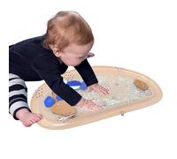 Tummy Time Water Play Mat - PVC Activity Toy | 28 Inch Sensory Floor Mat, Developmental Water Sensor Pad For Crib, Bed, Home, Beach, Easter Play