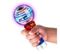 Tumnea Baguette Magique Enfants, Baguette Magique avec Ballon, Baguette de Baguette pivotante à LED Jouet, Boule Clignotante Lumineuse Fille d'anniversaire Jouet pour Enfants