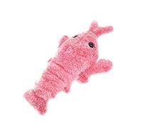 Tumnea Jouet de Chat Interactif - Crevette Électrique USB Rechargeable - Peluche Électronique Simulation pour Chat et Chien