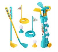 Tumnea Jouets de Golf pour Enfants, Jouets de Plein air, Ensemble de Clubs de Golf, Mini-Golf, Jouets de Sport, pour Tout-Petits Enfants