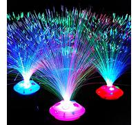 Tumnea Lampe à Fibre Optique à Changement de Couleur, lumière à Fibre Optique, lumière à Fibre Optique colorée à LED, veilleuse à Fibre Optique, Lampe d'ambiance pour Bar de Salon