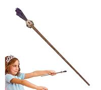 Tumotsit Baguette de fée en cristal | Accessoires de cosplay Baguette magique Baguette de pierres précieuses | Collection de baguettes de sorcière pour les spectacles sur scène