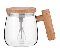 Tumotsit Café auto-agitateur, mélange automatique verre portable, tasse électrique 400 ml, auto-mélange haute vitesse, voyage pour gymnases, salles à manger, parcs, écoles