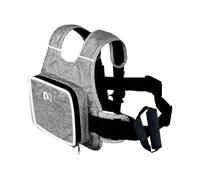 Tumotsit Ceinture de sécurité pour enfant - En tissu Oxford - Avec poche - Pliable - Réfléchissante - Pour les enfants de 1 à 12 ans - Conduite en toute sécurité