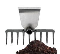 Tumotsit Désherbage manuel - Râteau paysager pour extraire les mauvaises herbes - jardin Extracteur mauvaises herbes entretien de la pelouse Extracteur