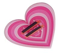 Tumotsit Lot de 2 plateaux à palettes pour cils | Cosses de cils en forme de cœur - Grafting False Eyelash 2D Acrylique Rose Organisateur Extensions de cils Coussinet de cils, Taille du joint : 4,72 x