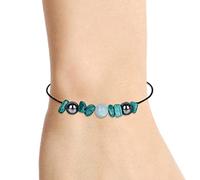 Tumotsit Pierre - Fil de cire Perles Style Fait main Moderne Bracelets Bracelets Confiance Signification Pierre naturelle Fait à la main Noël Cadeaux