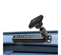 Tumotsit Support de téléphone pour grille d'aération de voiture, support magnétique pour téléphone de voiture 3 en 1 pour tableau de bord de voiture, support de téléphone pour voiture double 360