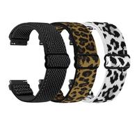 TumpCez Bracelets de montre élastiques - 16 mm, 18 mm, 19 mm, 20 mm, 22 mm, 24 mm - Fermeture rapide - Bracelet de sport réglable et respirant - Bracelet de rechange pour homme et femme