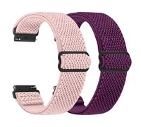 TumpCez - Bracelets de montre en nylon élastique à dégagement rapide - Largeur du bracelet : 16 mm, 18 mm, 19 mm, 20 mm, 22 mm, 24 mm - Choisissez la couleur et la largeur, 22mm