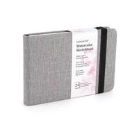 Tumuarta Carnet d'Aquarelle - 300 g/m², 100% Coton, 10 x 15 cm, 24 Feuilles, 48 Pages, Grain Fin, Sans Acide - Idéal pour Croquis