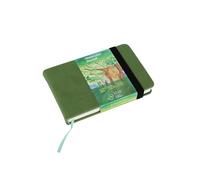 tumuarta Carnet de croquis aquarelle, 300g, 25% coton, 9x14 CM, 24 feuilles, 48 pages, sans acide, livre d'aquarelle, papier pour artistes mixtes idéal pour aquarelle, acrylique