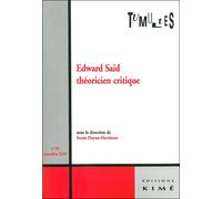 Tumultes N°35 Edward Said Theoricien Critique - Collectif - Kime - broché - Revue