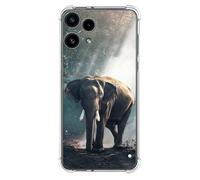 Tumundosmartphone Coque antichoc en silicone pour Nothing Phone 3a Lite 5G design éléphant dessins