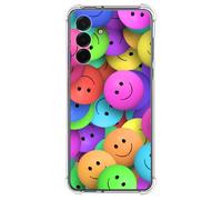 Tumundosmartphone Coque antichoc en silicone pour Samsung Galaxy A36 5G Motif Smile dessins