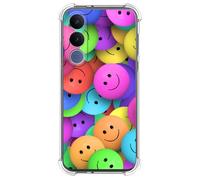 Tumundosmartphone Coque antichoc en silicone pour Vivo V70 FE motif Smile dessins