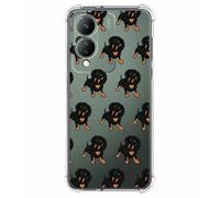 Tumundosmartphone Coque antichoc en silicone pour Vivo Y17s Motif chiens 10 dessins
