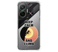 Tumundosmartphone Coque antichoc en silicone pour Xiaomi Poco F7 5G design femme escalade dessins