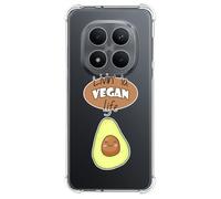 Tumundosmartphone Coque antichoc en silicone pour Xiaomi Redmi Note 15 Pro+ Plus 5G design Vegan Life dessins