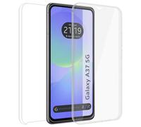 Tumundosmartphone Coque double transparente PC + TPU Full Body 360 pour Samsung Galaxy A37 5G