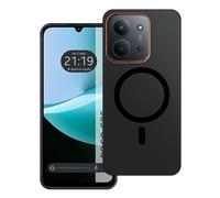 Tumundosmartphone Coque dure mate pour Xiaomi Poco C85 compatible avec MagSafe Couleur noire