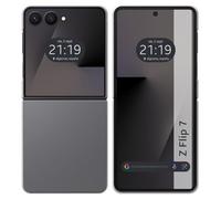 Tumundosmartphone Coque en silicone antichoc transparente pour Samsung Galaxy Z Flip 7 5G