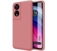 Tumundosmartphone Coque en Silicone Liquide Ultra Douce pour TCL 505 Couleur Rose