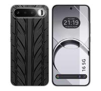Tumundosmartphone Coque en silicone pour Realme 16 5G design pneumatique dessins
