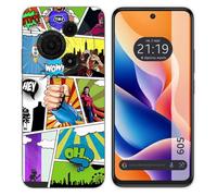 Tumundosmartphone Coque en silicone pour TCL 605 design bande dessinée