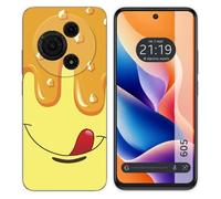 Tumundosmartphone Coque en silicone pour TCL 605 design Glace Vanille Dessins