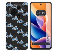 Tumundosmartphone Coque en silicone pour TCL 605 design scooter dessins
