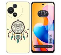 Tumundosmartphone Coque en silicone pour TCL 60R 5G Motif Attrape-rêves Dessins