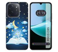 Tumundosmartphone Coque en silicone pour Xiaomi Poco C85 design livre contes dessins
