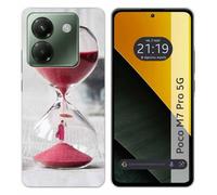 Tumundosmartphone Coque en silicone pour Xiaomi Poco M7 Pro 5G design montre dessins