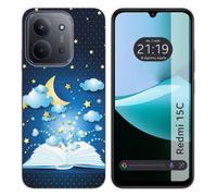 Tumundosmartphone Coque en silicone pour Xiaomi Redmi 15C 4G / 5G design livre contes dessins