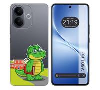 Tumundosmartphone Coque en silicone transparente pour Vivo V60 Lite 5G Motif Coco Dessins