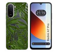 Tumundosmartphone Coque en silicone transparente pour Xiaomi Redmi A7 Pro design Jungle dessins