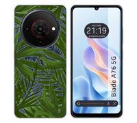 Tumundosmartphone Coque en silicone transparente pour Zte Blade A76 5G design Jungle dessins