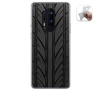 Tumundosmartphone Coque Gel TPU pour oneplus 8 Pro Design Dessins - Pneus