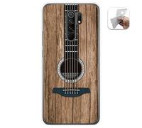 Tumundosmartphone Coque Gel TPU pour Xiaomi Redmi 9 Design Dessins - Bois 11