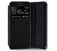 Tumundosmartphone Coque Livre Support avec Fenêtre pour Vivo Y70 Couleur Noire