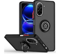 Tumundosmartphone Coque mate avec bord noir et anneau rotatif à 360° pour Xiaomi Redmi A5