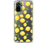 Tumundosmartphone Coque Silicone Anti-Chocs pour Xiaomi Redmi Note 10/10S Design Dessins - Citrons