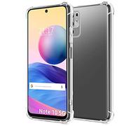 Tumundosmartphone Coque Silicone Antichoc Transparent pour Xiaomi Redmi Note 10 5G / Little M3 Pro 5G