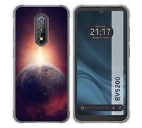 Tumundosmartphone Coque Silicone pour Blackview BV5200/BV5200 Pro Design Terre Dessins