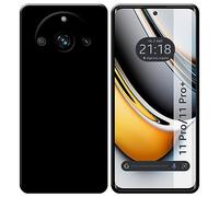 Tumundosmartphone Coque Silicone TPU Gel Noire pour Realme 11 Pro / + Plus 5G